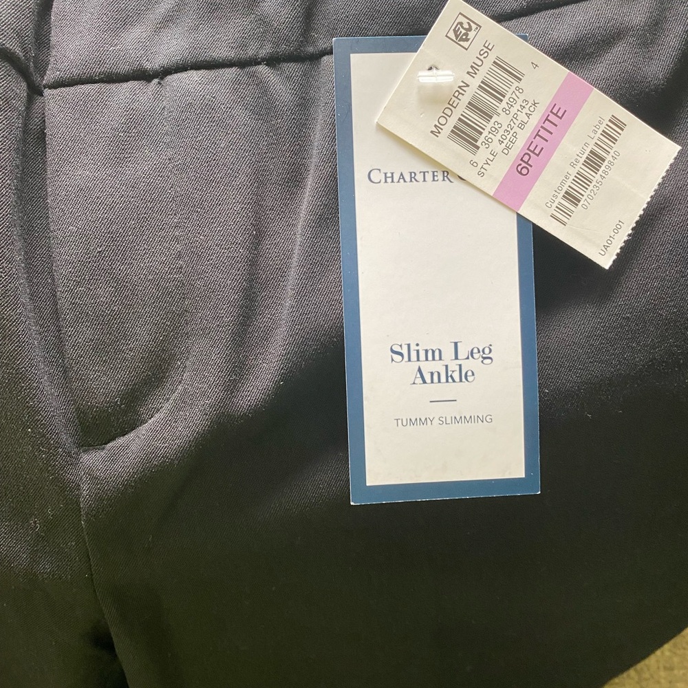 Black petite slacks